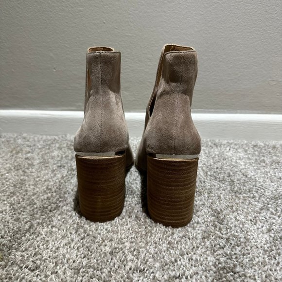 Steve Madden Women's Taupe Suede Pointed Toe Ankle Boots Size 10 - Picture 4 of 9